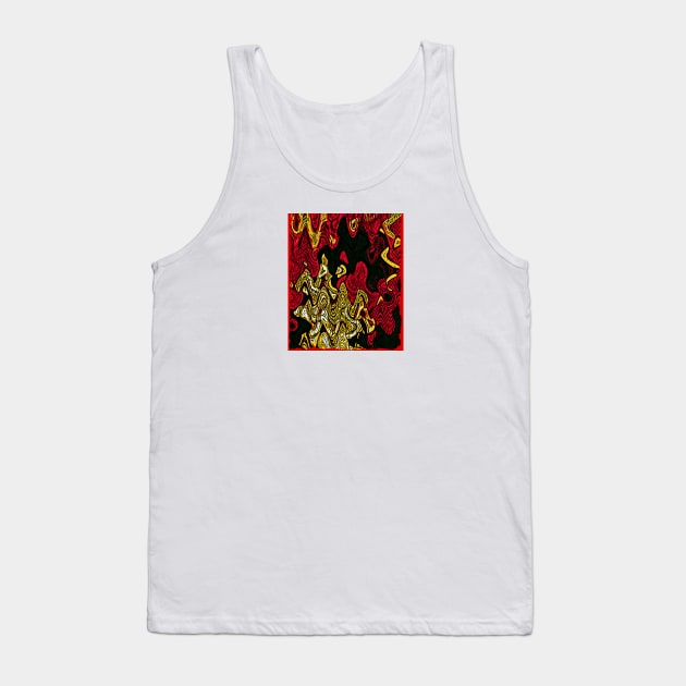 Colourful design Tank Top by Kielly